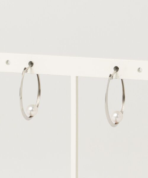 con affetto ピアス K18・K14WGティアドロップピアス レディース