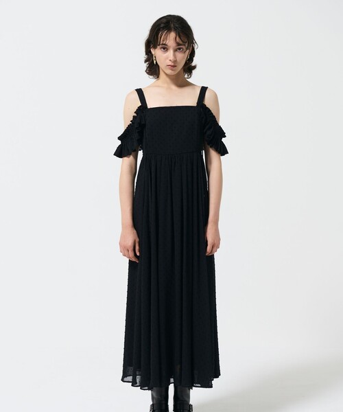 「GRACE CONTINENTAL」 ノースリーブワンピース 38 ブラック レディース_画像5