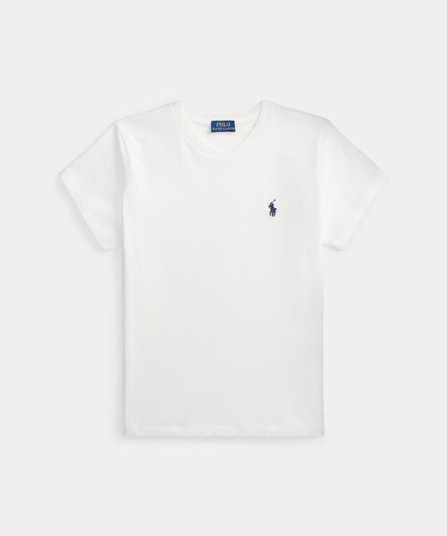 tシャツ クラシック フィット コットン ジャージー クルーネック Tシャツ レディースの画像