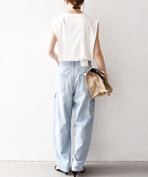 「SHIPS any」 半袖Tシャツ ONE SIZE ホワイト レディース_画像3