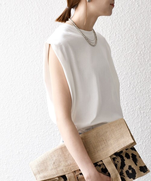「SHIPS any」 半袖Tシャツ ONE SIZE ホワイト レディース_画像8