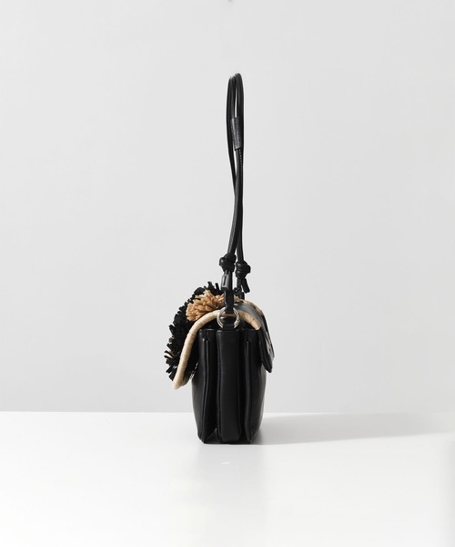 ショルダーバッグ バッグ 「TESSEN CREATION/テッセンクリエーション」FLAP BAG S(flower)/フラップバッグ レディースの画像