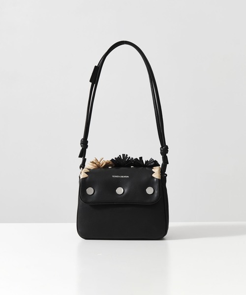 ショルダーバッグ バッグ 「TESSEN CREATION/テッセンクリエーション」FLAP BAG S(flower)/フラップバッグ レディースの画像
