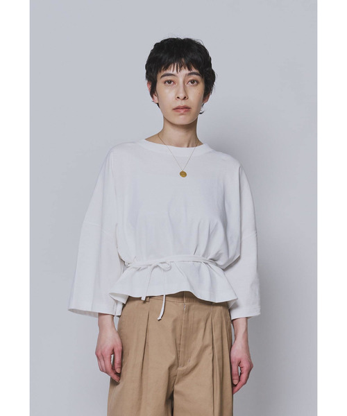 INSCRIRE（アンスクリア） tシャツ 「」別注エプロンTシャツ