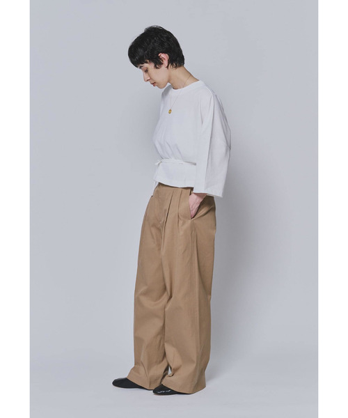 INSCRIRE（アンスクリア） tシャツ 「」別注エプロンTシャツ