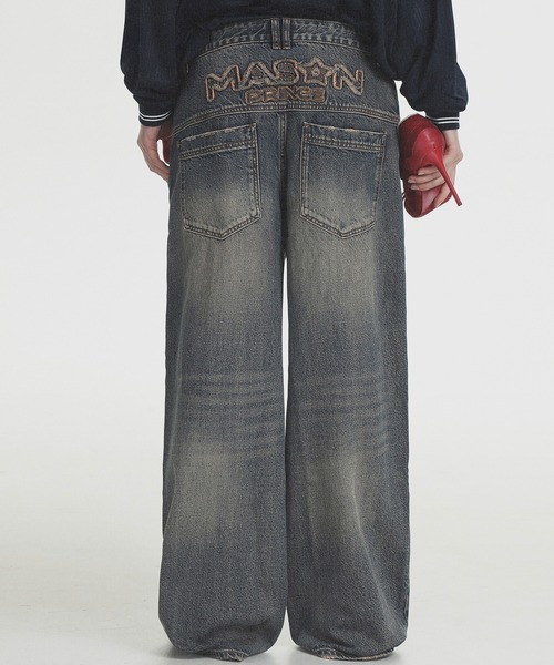 MASONPRINCE デニムパンツ M ブルー メンズ : ZOZOTOWN Yahoo!店