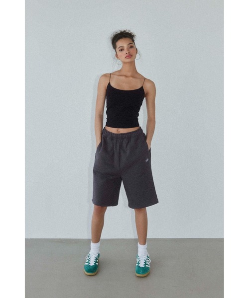「ALEXIA STAM」 ハーフパンツ M チャコールグレー レディース_画像6