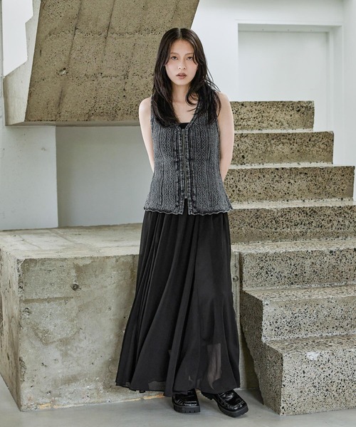 JEANASIS（ジーナシス） ベスト ジレ スカシアミニットベスト/889751
