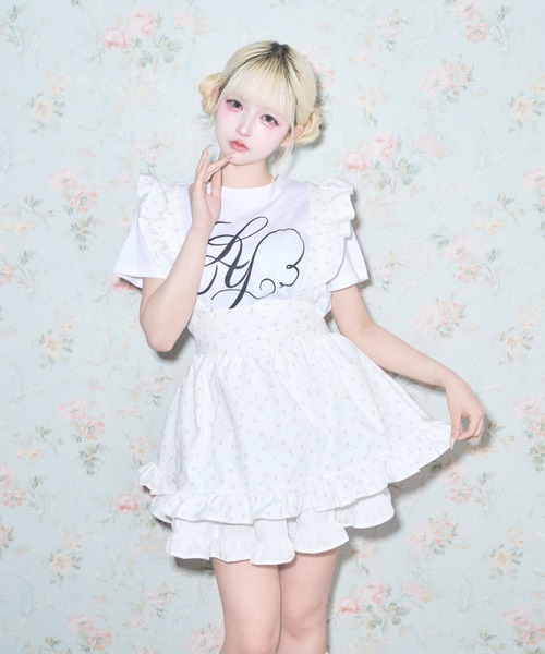 Lovilyn ワンピース フリルエプロンワンピース : ZOZOTOWN Yahoo!店