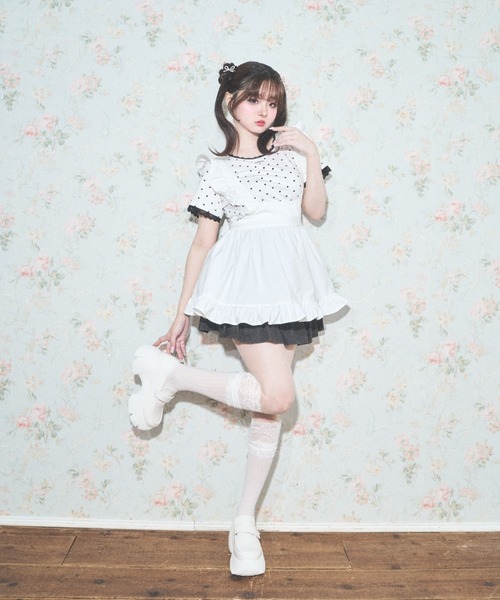 Lovilyn ワンピース フリルエプロンワンピース : ZOZOTOWN Yahoo!店