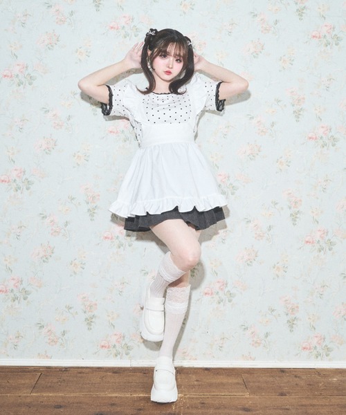 Lovilyn ワンピース フリルエプロンワンピース : ZOZOTOWN Yahoo!店