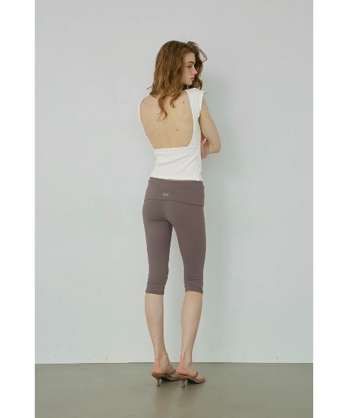 ALEXIA STAM（アリシアスタン） tシャツ Open Back Top /パッドin