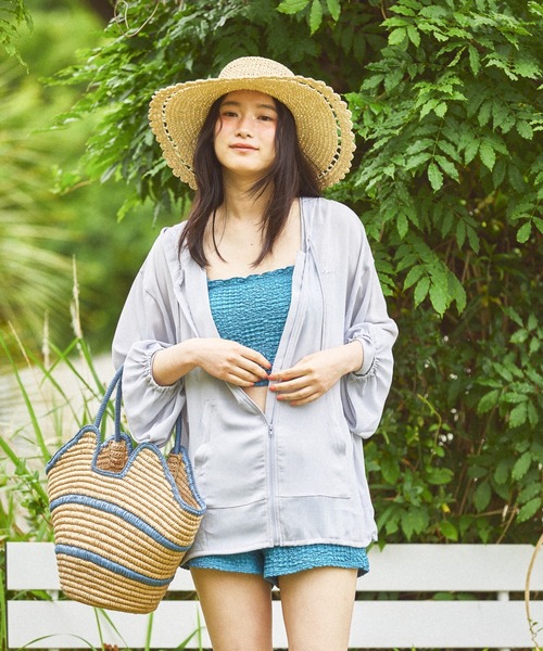 Kappa（カッパ） 水着 シアーラッシュガード付3点セット水着