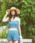水着 シアーラッシュガード付3点セット水着 レ...の詳細画像5