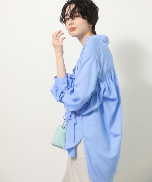 「Green Parks」 長袖シャツ FREE ベージュ レディース_画像6