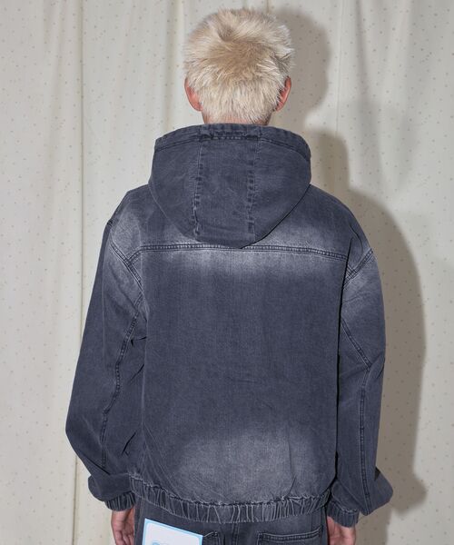 「SEQUENZ」 デニムジャケット MEDIUM ブルー メンズ_画像6