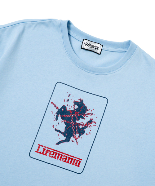 Lifemania Tシャツ WISM（ウィズム） tシャツ LIFEMANIA / ライフマニア CHAINED HORSE SS