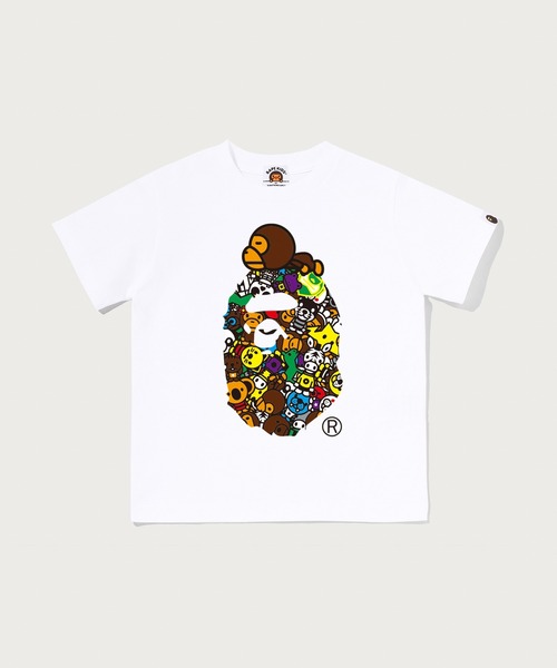 A BATHING APE（アベイシングエイプ） tシャツ MILO ALL SAFARI MILO