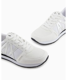 関送込♪ARMANI EXCHANGE/ホワイト＆ピンクゴールド スニーカー 関送込♪ARMANI EXCHANGE/ホワイト＆ピンクゴールド スニーカー