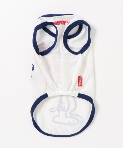 22a W新作送料無料 ペット Peanuts ピーナッツ Snoopy アロハチェックスヌーピースラブタンク ネイビー 犬服 ペットウェア ペット用品 Wantannas Go Id