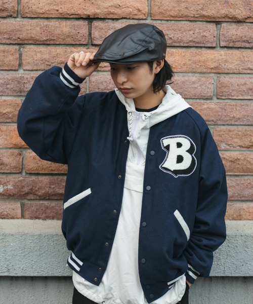 BROKEN BASE（ブロークンベース） スタジャン メルトンワッペン