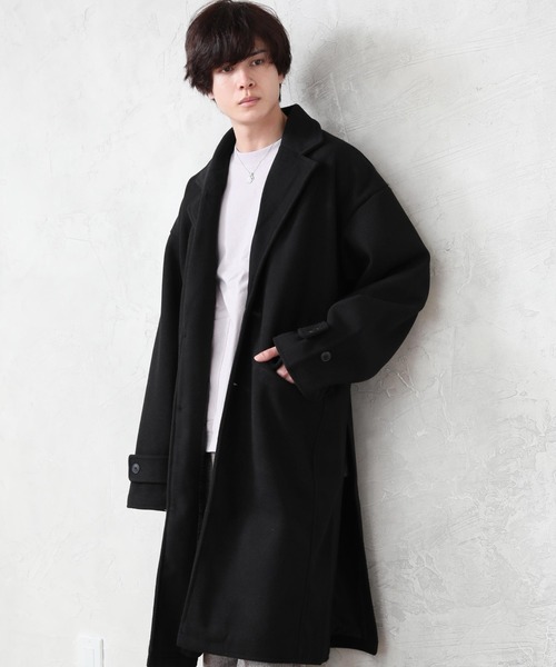 トミー327  pas de calais パドカレ チェスターコート pas de calais 【定価5.1万】パドカレ *リネンナイロングレン