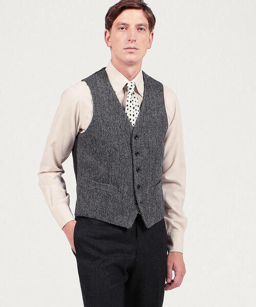 TOMORROWLAND（トゥモローランド） ベスト ウールツイード 5Bベスト