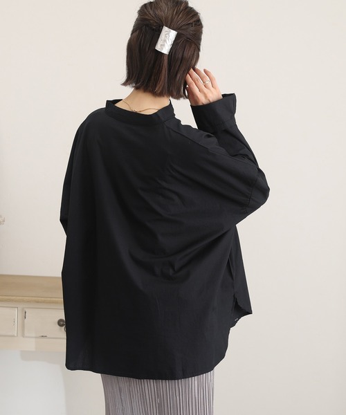 美品】ELLI E デフォルメネックトップス ブラック