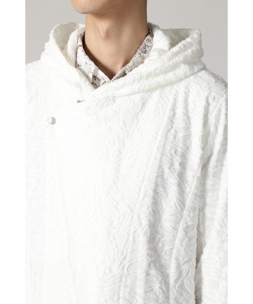 TORNADO MART パーカー MART∴クラッシュカットJQロングパーカ メンズ  