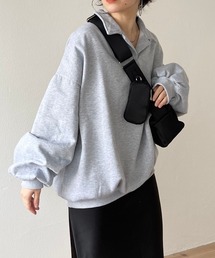 wee9s（ウィークス） トレーナー スウェット 裏起毛 over size volume 