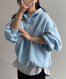 wee9s（ウィークス） トレーナー スウェット over size volume sleeve