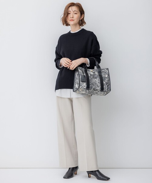 23区 ブラウス シャツ 「杏さん着用/洗える」CANCLINI バンド