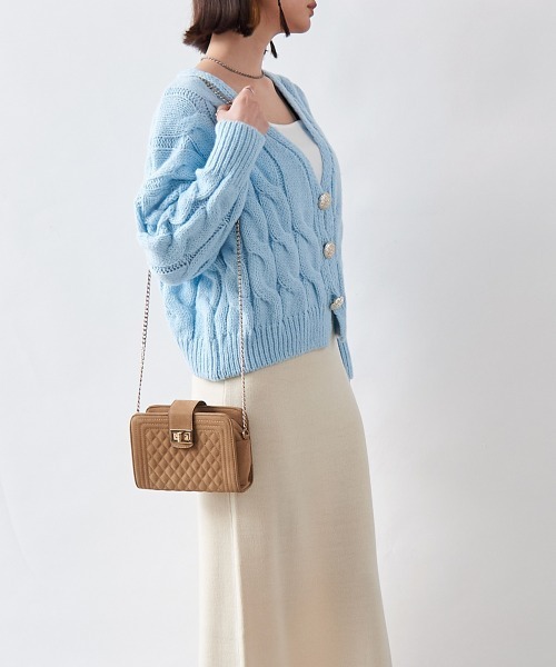 【入荷極小】ニットにも◎♪23AW ゴールド＆ブラウンペンダント 小さいサイズ】ベーシックタフタロングダウンコート(新色追加