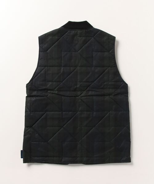 ベスト ジレ BLACKWATCH WAX BOMBER GILET WOMENS / ブラックウォッチ ワックス ボンバージレ ウィメンズ レディー LAVENHAM ベスト ジレ BLACKWATCH WAX BOMBER GILET WOMENS