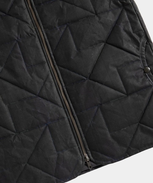 ベスト ジレ BLACKWATCH WAX BOMBER GILET WOMENS / ブラックウォッチ ワックス ボンバージレ ウィメンズ レディー LAVENHAM ベスト ジレ BLACKWATCH WAX BOMBER GILET WOMENS