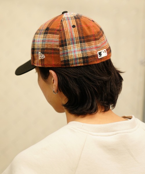 ニューエラ ラルフローレン チェック柄キャップ Lサイズ 中古 NEW ERA ニューエラ NEWERA キャップ ニューヨーク・ヤンキース