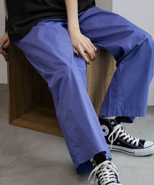 ディスコ コットン ワイドパンツ Dickies パンツ ディッキーズ コットンダンプワイドパンツ