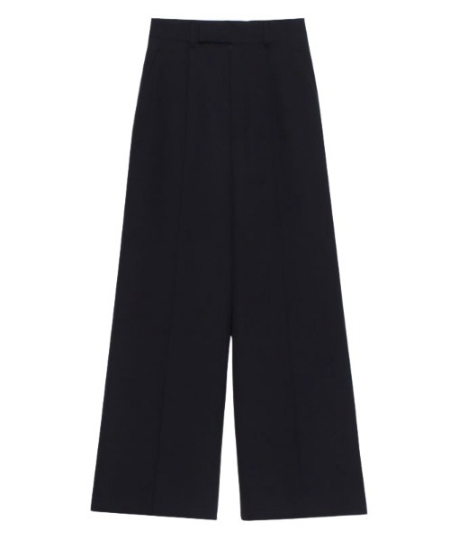 anuans（アニュアンス） スラックス パンツ ピンタックストレート