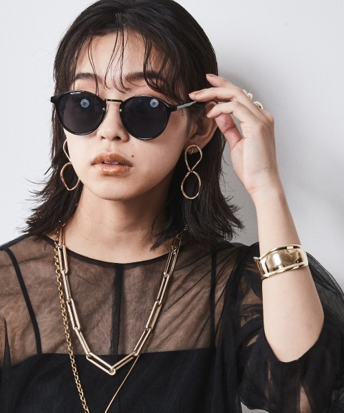 チョーカータイプネックレス CHIC STYLE チョーカー 「大きいサイズ」インパクトチェーン