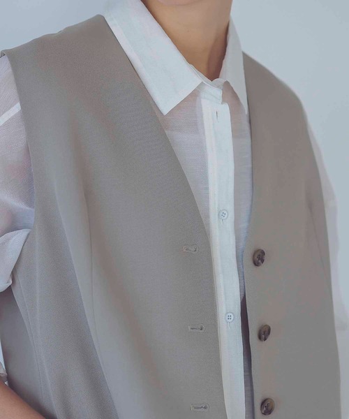 DRESSLAVE ベスト ジレ tailored big waistcoat(テーラード