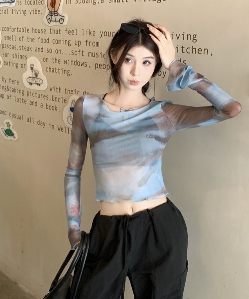 GEMEDA tシャツ シアートップス レディース : ZOZOTOWN Yahoo!店