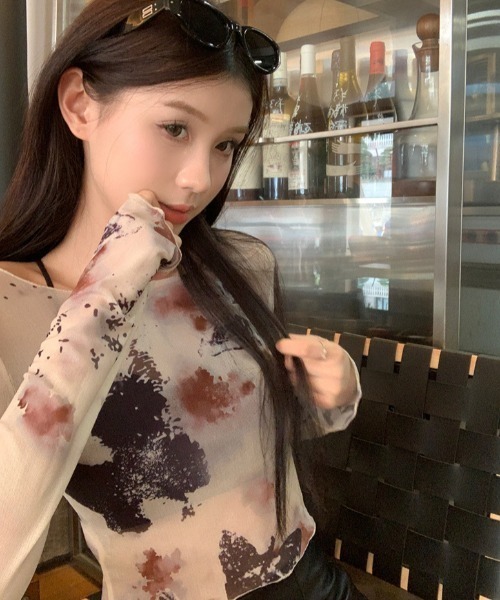 GEMEDA tシャツ シアートップス レディース : ZOZOTOWN Yahoo!店