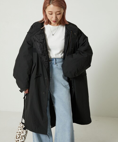 FREAK'S STORE（フリークスストア） モッズコート フリ- オリーブ