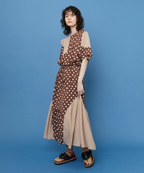 フラボア ドレープドット ワンピース ドレープドット ワンピース｜BIGI online store - ビギ