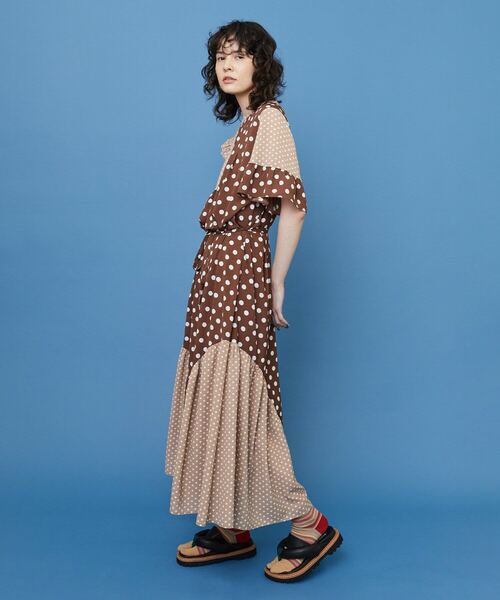 フラボア ドレープドット ワンピース FRAPBOIS ワンピース ドレープドット : ZOZOTOWN Yahoo!店 - 通販