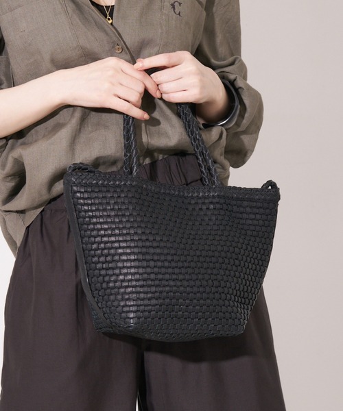 collex ブラック トートバッグ collex トートバッグ レザーメッシュ2WAYトートバッグ