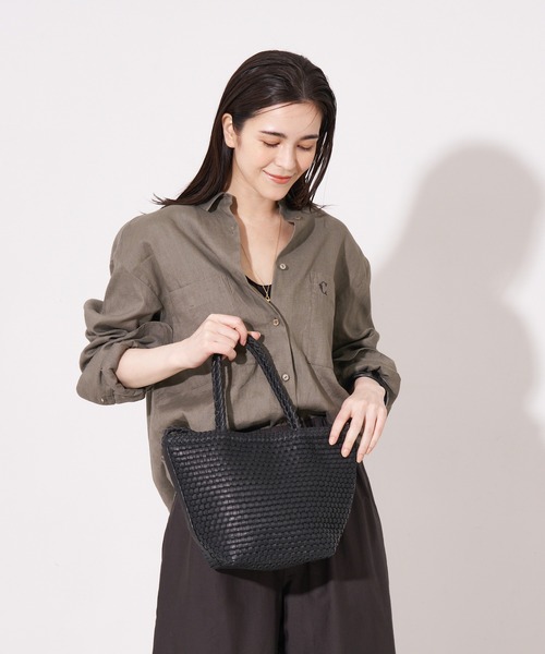 collex トートバッグ レザーメッシュ2WAYトートバッグ