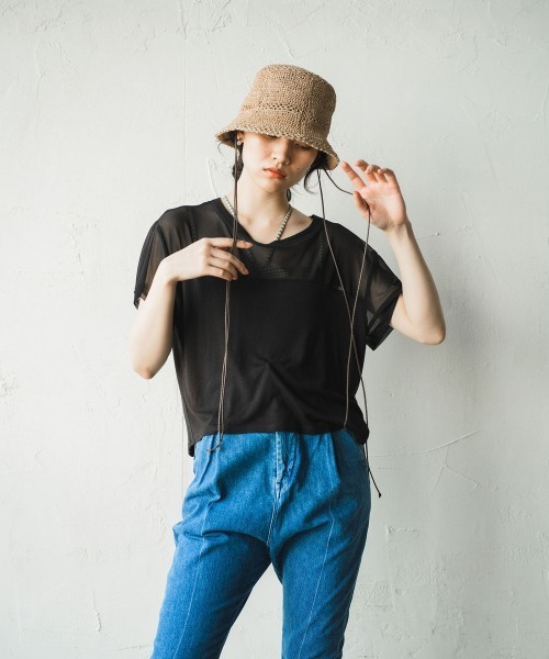 ORIENT MILLINERY 帽子 ハット AVA「アヴァ」アバカリネンmix