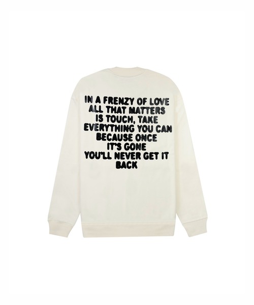 MSGM 黒 ロゴプリント トレーナー MSGM エムエスジーエム トレーナー スウェット プルオーバー