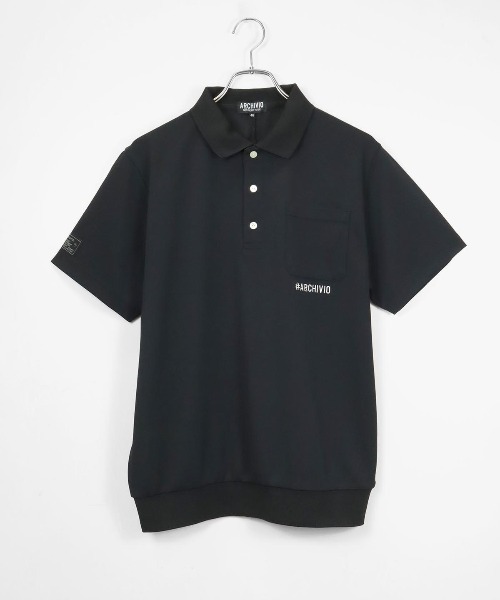 archivio ポロシャツ 「MENS」ダブルカノコ半袖ポロシャツ「2024